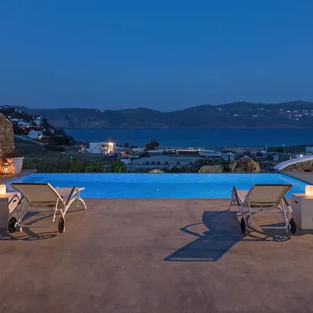 ヴィラ Mykonos Panormos Luxurious Panormos (Mykonos)